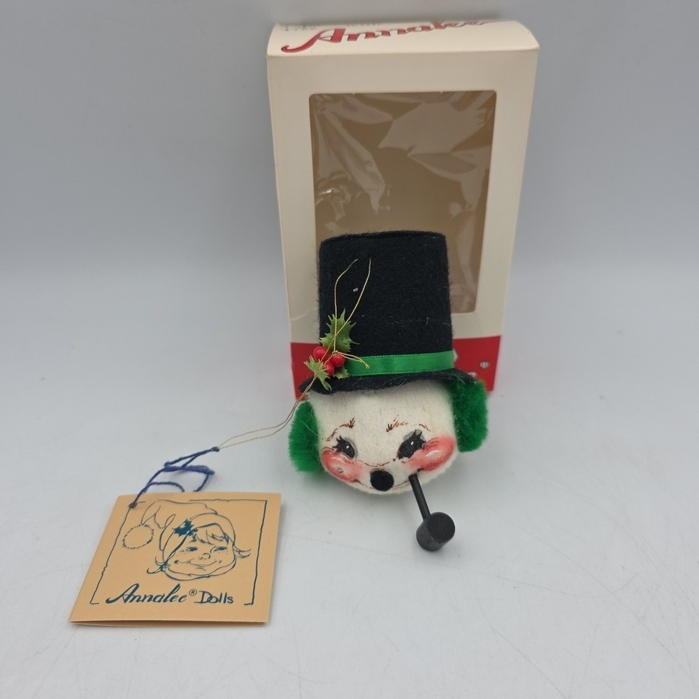 Vintage 1983 Annalee Christmas Ornament Trim A Tree With Annalee Frosty Snowman